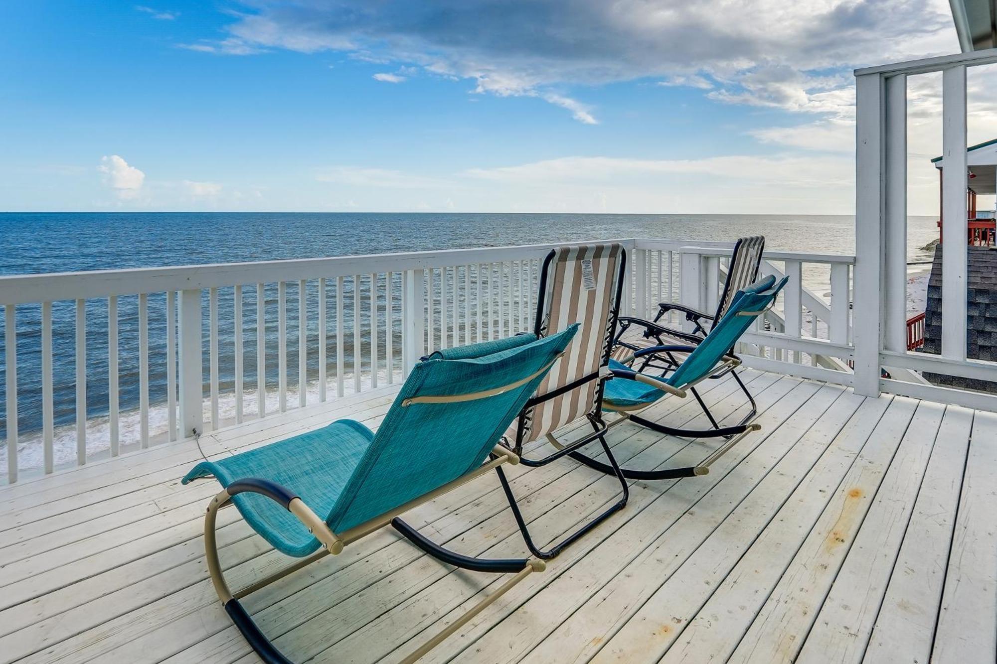 Alligator Point Beachfront Home With Private Hot Tub Sun N Sand Beaches Exterior photo