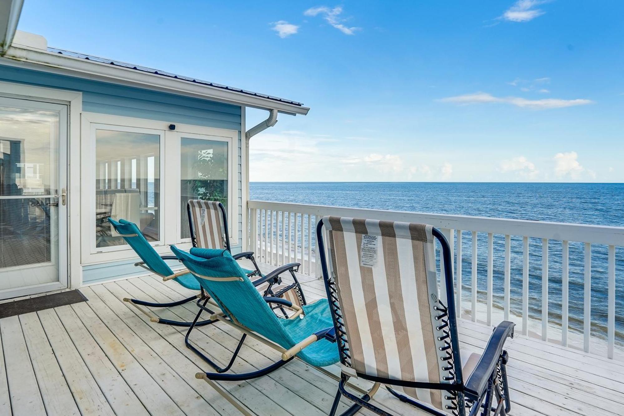 Alligator Point Beachfront Home With Private Hot Tub Sun N Sand Beaches Exterior photo